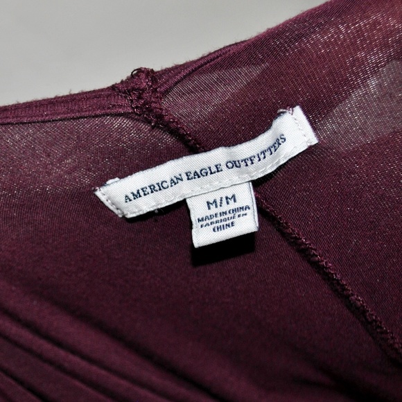 American Eagle Maroon Shift Dress - Picture 4 of 5